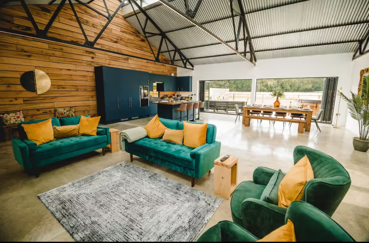 Serviced accommodation living room